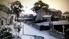 Yellow hall and Walter  Parker's farm