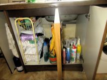 Kitchen sink before