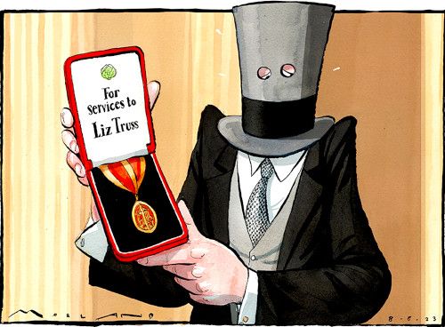 Truss Honours cartoon