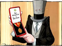 Truss Honours cartoon