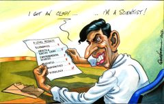 Exam results cartoon