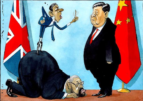 Sunak China cartoon