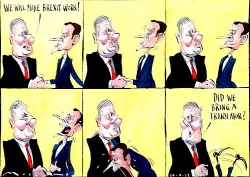 Starmer Macron cartoon