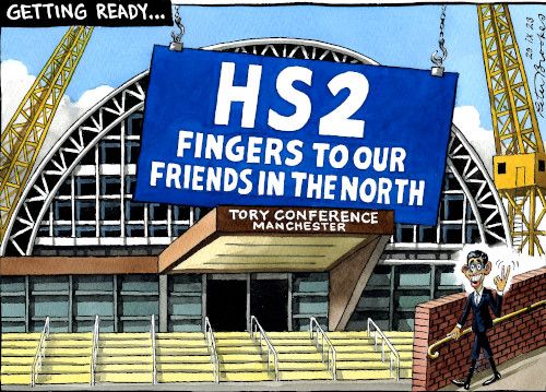 Sunak HS2 cartoon
