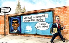 Starmer campaign cartoon