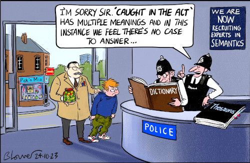 police semantics cartoon