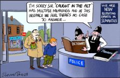 police semantics cartoon