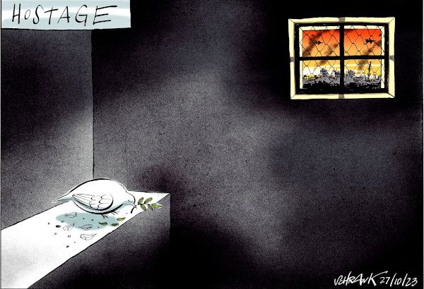 Hostage cartoon