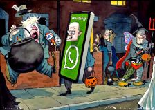 Halloween Cummings cartoon