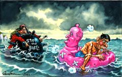 Boats cartoon