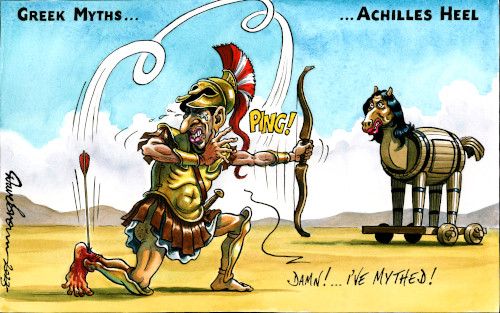 Greek Myth cartoon