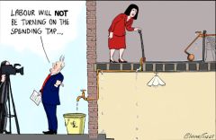 Labour funding cartoon