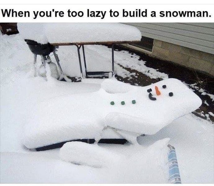 Snowman cartoon
