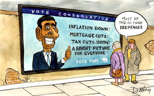 Tory election cartoon