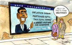 Tory election cartoon