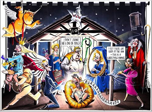 Nativity cartoon