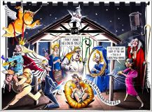 Nativity cartoon