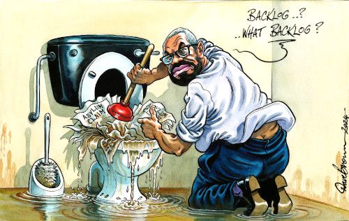 Cleverly cartoon