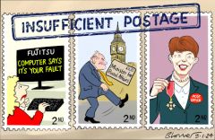 Post office cartoon