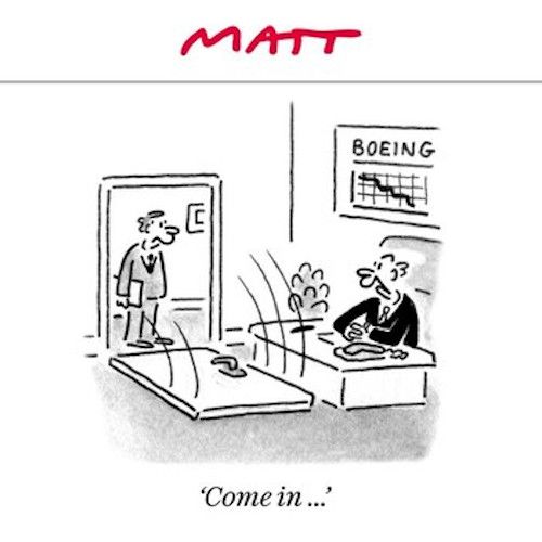 Boeing door cartoon