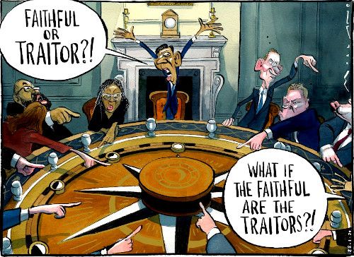 Traitor cartoon