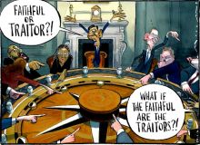 Traitor cartoon