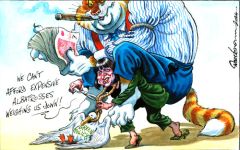 Fat cat cartoon