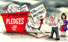 Labour pledges cartoon
