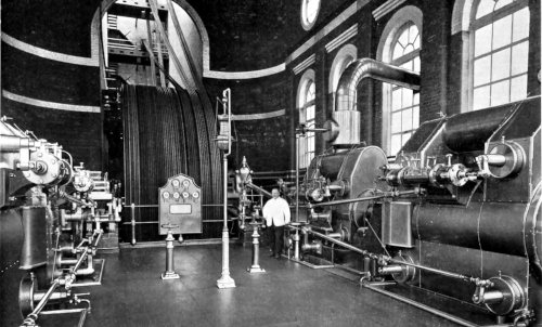 The Times Mill, Middleton, George Saxon 2,500hp engine.