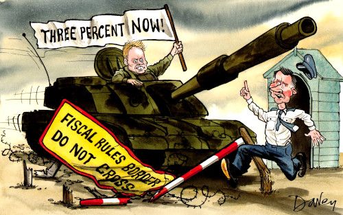 Defence fund cartoon