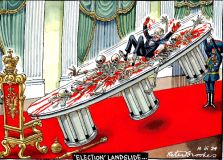 Putin election cartooon