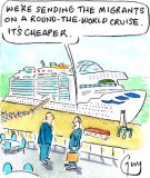 Cruise cartoon