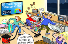 Smart meter cartoon