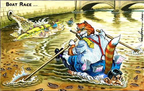 Sunak sewage cartoon