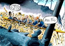 Sunak boat race cartoon