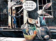 Homeless cartoon
