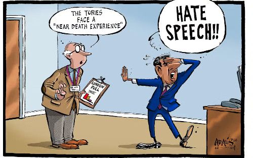 Poll cartoon