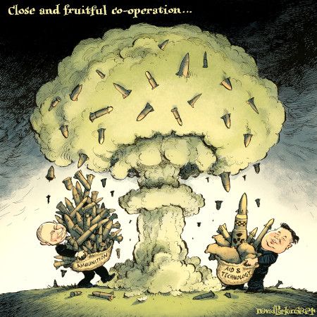 Putin arms cartoon 02