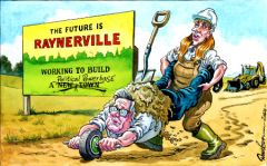 New town cartoon