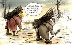 Fuel allowance  cartoon