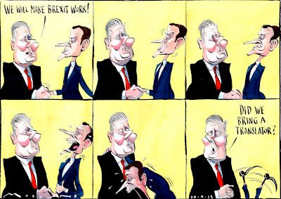 EU translator cartoon