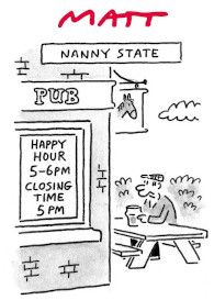 Happy hour cartoon