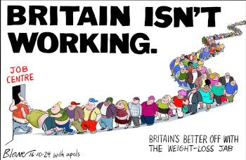 Weight loss cartoon