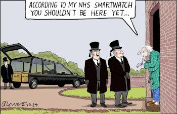 Smartwatch cartoon