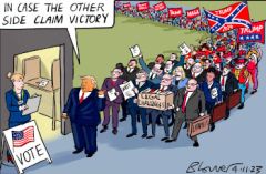 US election cartoon