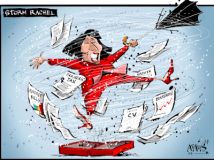 Rachel cartoon