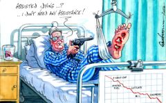 Assisted dying cartoon