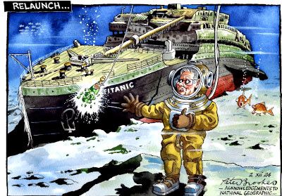 Relaunch cartoon