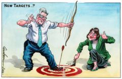 Targets cartoon
