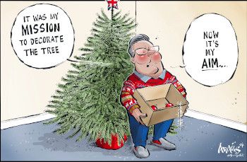 Xmas Tree cartoon